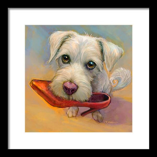 A Girls Best Friend - Framed Print