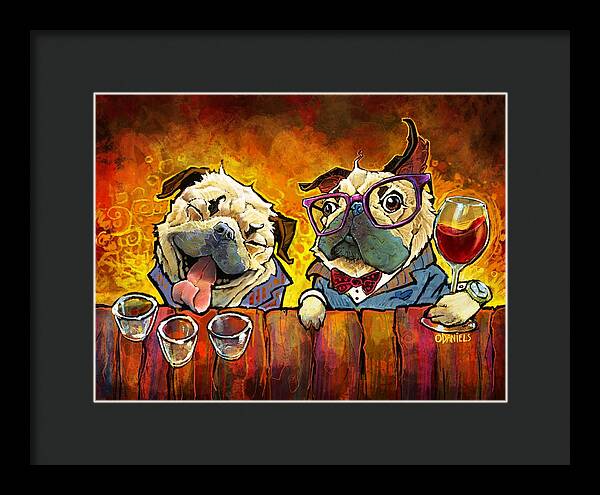 Pug Shots - Framed Print