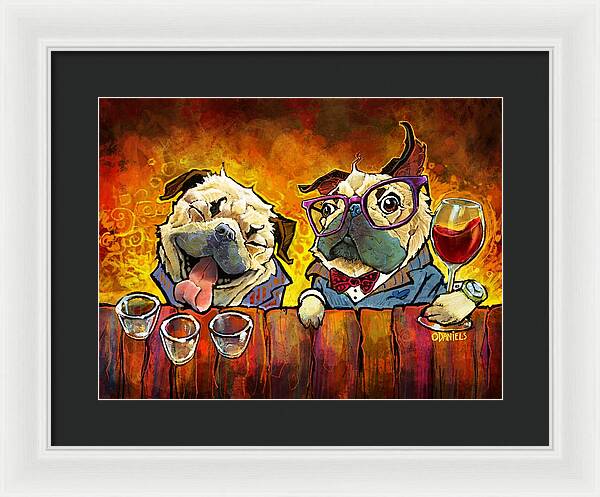 Pug Shots - Framed Print