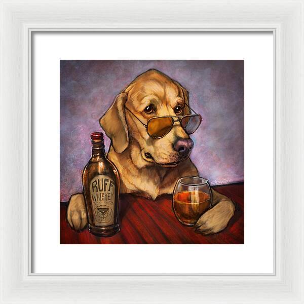 Ruff Whiskey - Framed Print