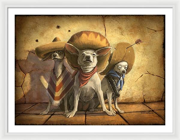 Three Amigos Art Board Print for Sale by American Artist